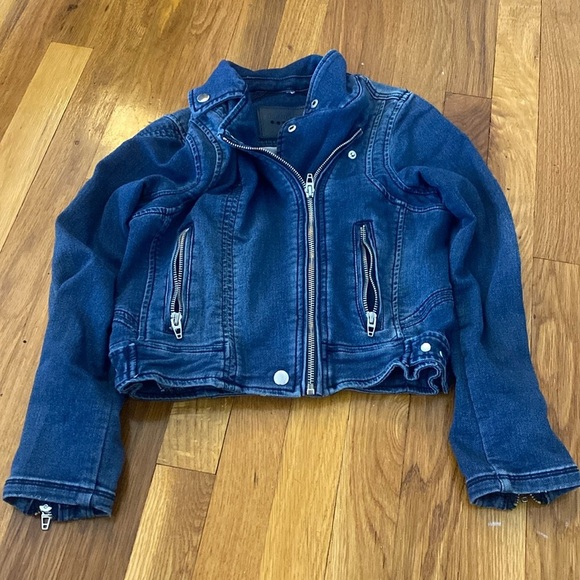 Blank NYC Girls Blue Denim Jacket Size L - Picture 1 of 9